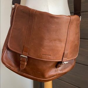 Cole Haan leather messenger bag